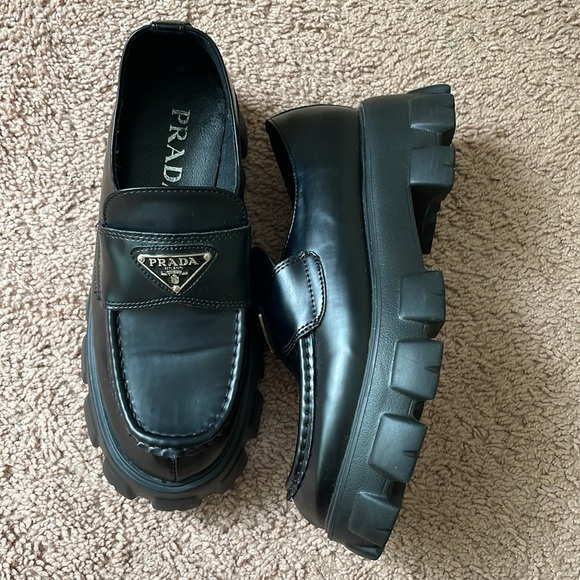 Black Platform Loafers - Picture 2 of 12